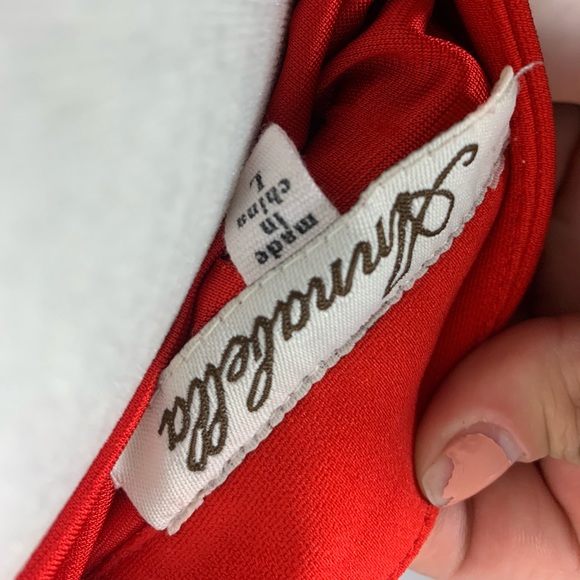 Red Ruffle shorts - Picture 3 of 5